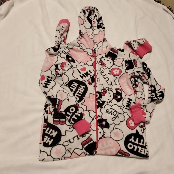 Hello Kitty Other - Hooded Fleece Hello Kitty Onesie